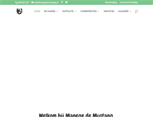 Tablet Screenshot of manegedemustang.nl